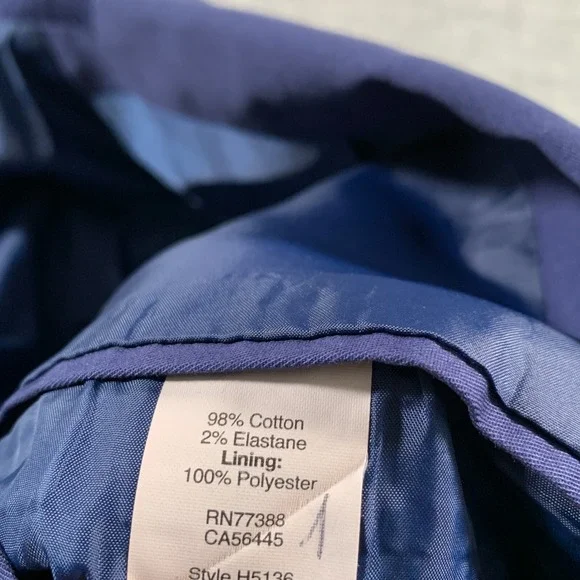 J.Crew Ludlow Blazer Mens 42R Navy Blue Sport Coat Cotton Stretch 2 Button Lined